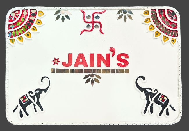 sj craftenza handmade home decor customise nameplate